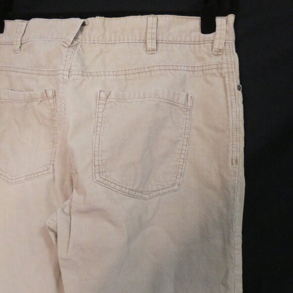 OLD NAVY - Boot-Cut | 36 x 30 | Beige Cotton Cords / Corduroy Casual Pants - Picture 11 of 15